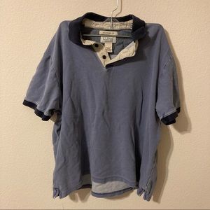 L.L. Bean blue polo size large